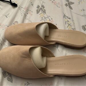 Jenni Kayne Nude Leather Mules